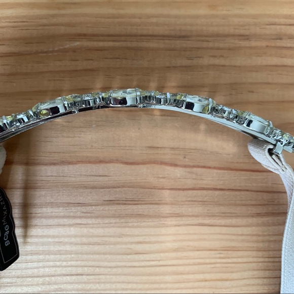 NWOT BCBGMaxAzria Jeweled Elastic Belt - size OS - Picture 7 of 9